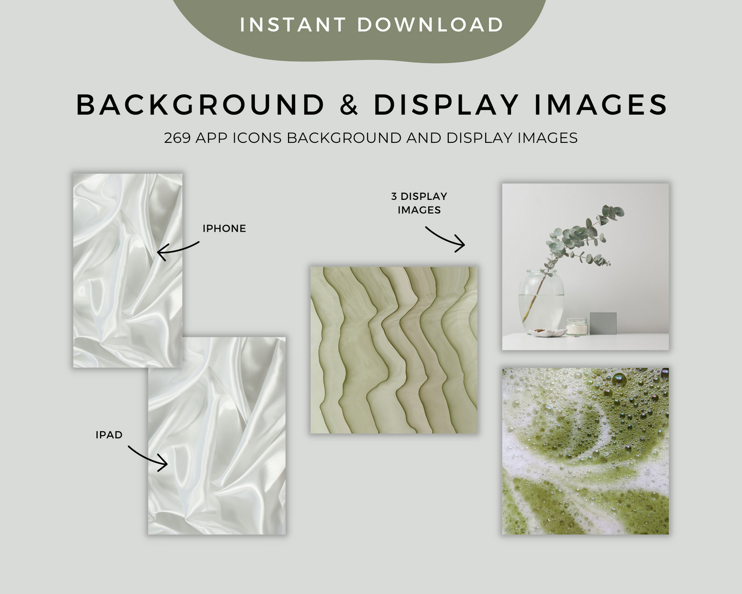 iPhone iPad iOS App Icons - Matcha