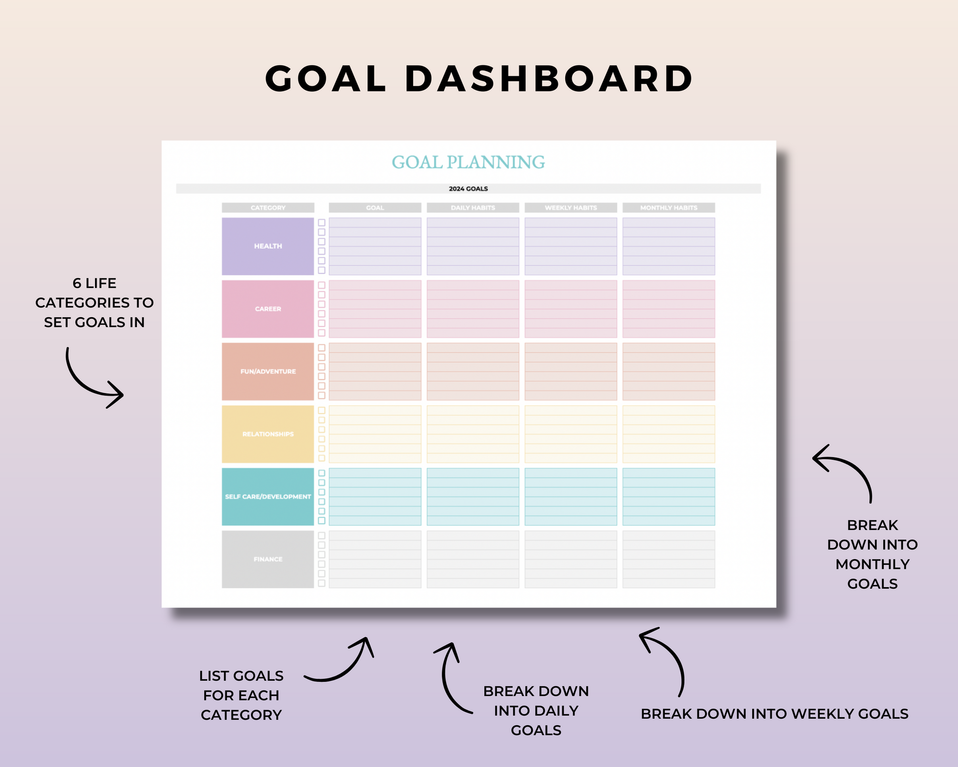 AGENDA TRACKER BIEN-ETRE🙏 ET PRODUCTIVITE🚀 2023-2024